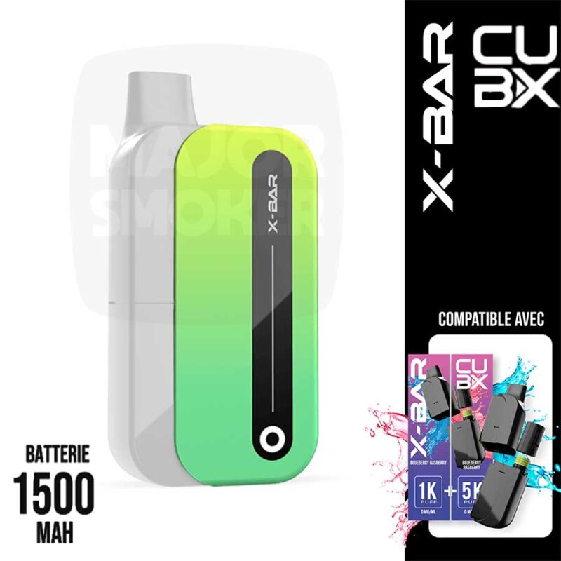 cub-x, cub-x green river, cub-x vert, batterie cub-x, batterie x-bar, x-bar, x-bar cub-x