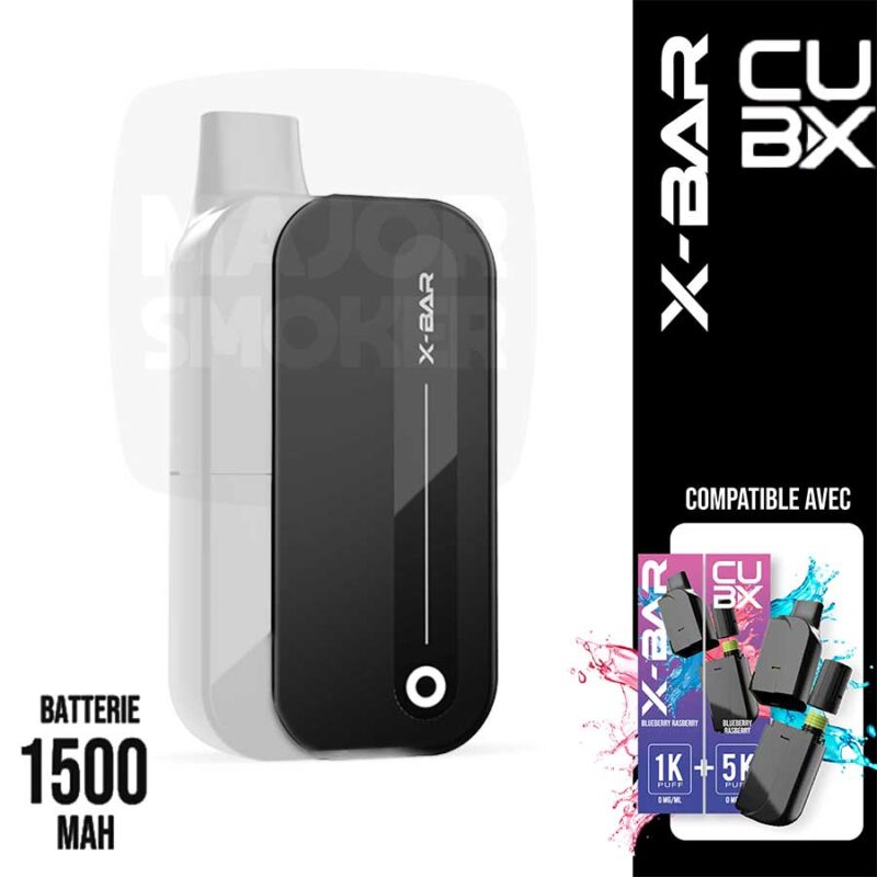 cub-x, cub-x noir, batterie noir cub-x, batterie x-bar, cub-x, x-bar, x-bar cub-x