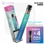 elfbar, elfbar recharge, elbar elfa pro, elfa 4000, elfbar elfa 4000, myrtille framboise acidulées, limonade framboise bleue, pod elfbar, recharge elfbar