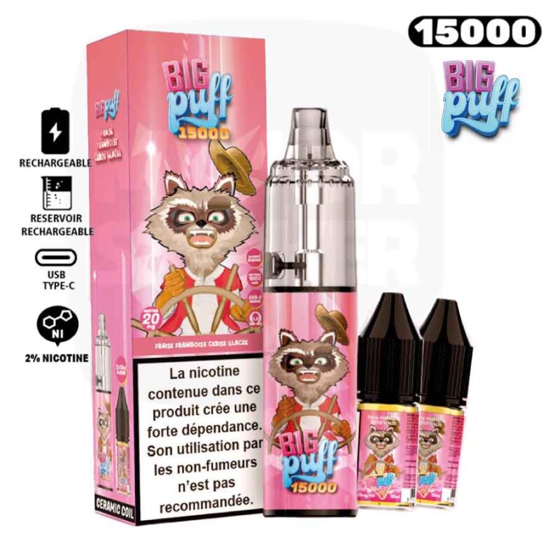 puff 15k tornado, puff 15k prix, puff 15000 taff, big puff tornado, puff tornado 15k fraise framboise cerise