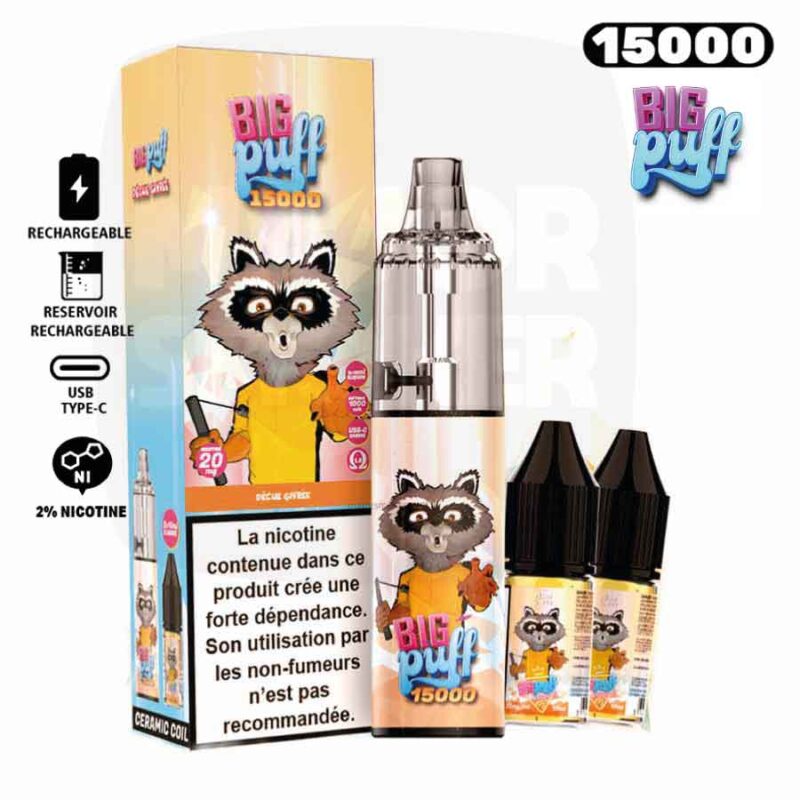 puff 15k tornado, puff 15k prix, puff 15000 taff, big puff tornado, puff tornado 15k peche givrée