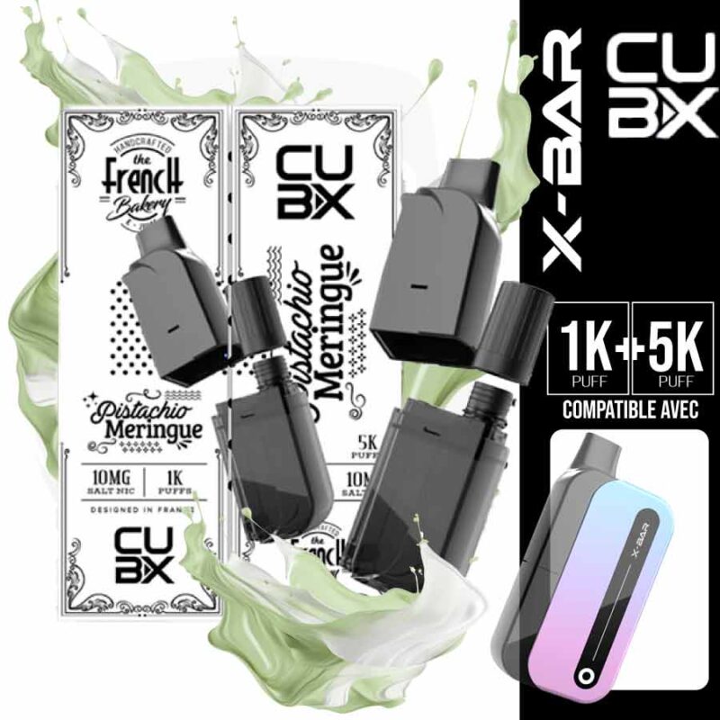CUBX-pod-xbar-Pistachio-Meringue-majorsmoker.com cub-x, cub-x pistachio meringue, pistache meringue, recharge x-bar, recharge cub-x, recharge pistachio meringue cub-x