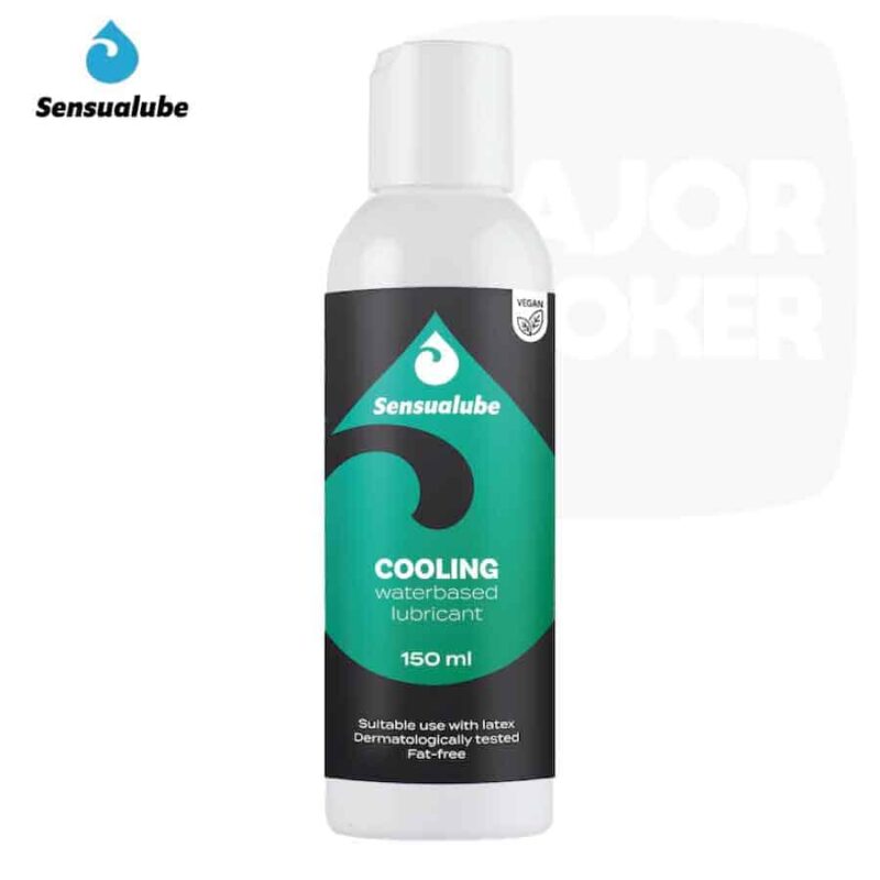 Lubrifiant-Effet-Froid-Sensualube-Cooling-150ml-majorsmoker.com lubrifiant effet froid, lubrifiant cooling, lubrifuant 150 ml effet froid, effet froid lubrifiant, lubrifiant à base d'eau effet froid