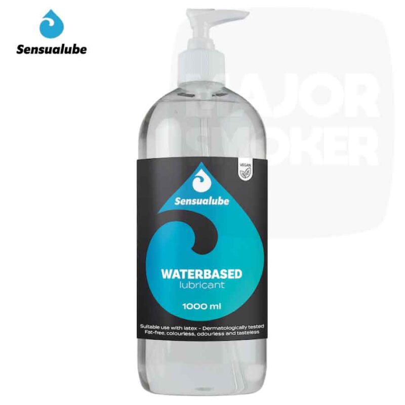 Lubrifiant-à-eau-Sensualube-Water-1L-1-litre-majorsmoker.com lubrifiant eau, lubrifiant sensualube, lubrifiant water, lubrifuant water sensualube, lubrifiant 1 litre