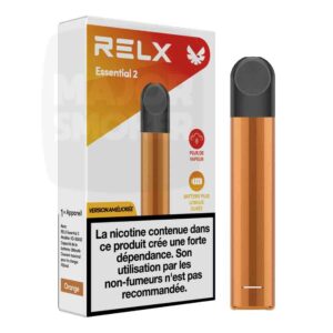 relx, relx essential 2, relx essential 2 orange, puff rechargeable