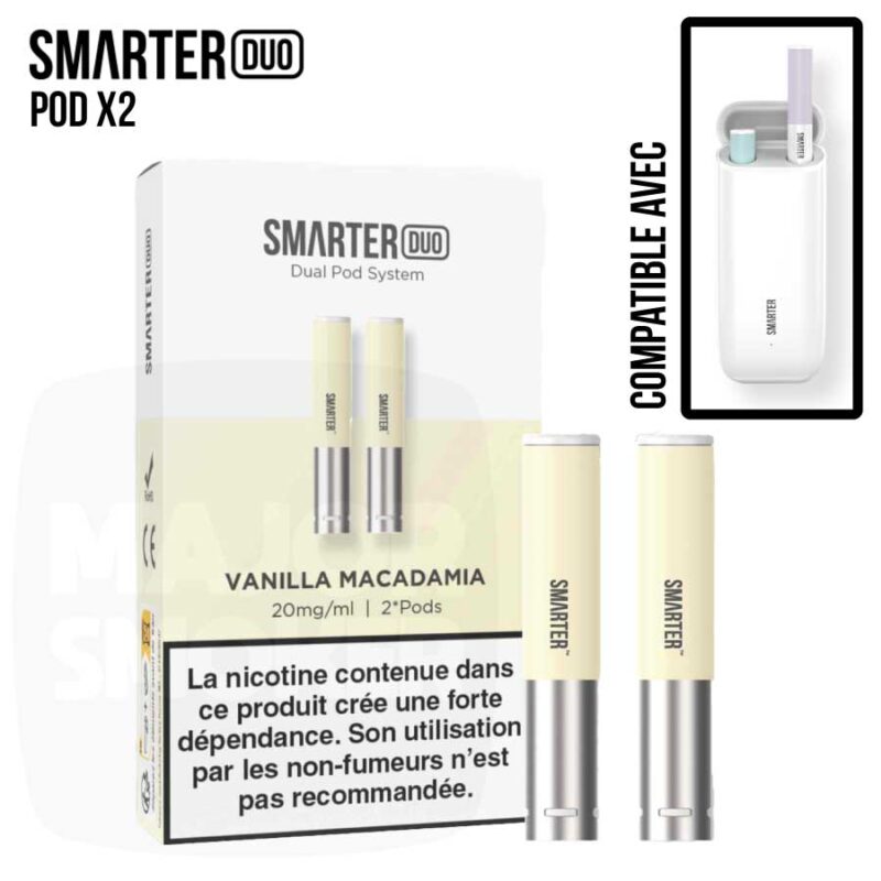 smarter duo pod, smarter duo, smarter duo pod vanille, pod vanille smarter duo, pod vanille macadamia smarter duo, smarter duo pod vanille macadamia