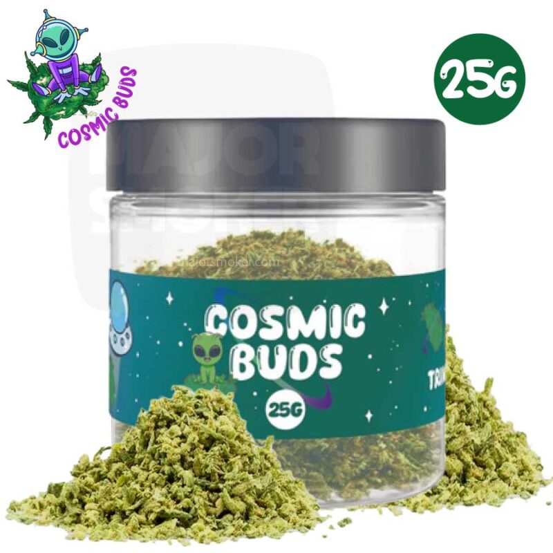 cosmic-buds-trim-fleur-pas-cher-25g-Pot-CBD-majorsmoker.com trim cbd, fleur de cbd, fleur cbd, fleur trim, trim fleur, trim cbd fleur, trim cbd