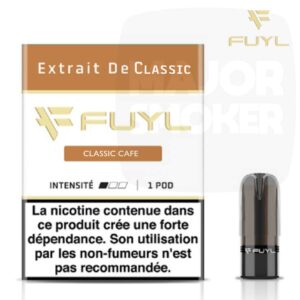 Fuyl pod tabac café, fuyl café, fuyl tabac, fyul tabac, fuyl tabac café, fuyl 18mg tabac