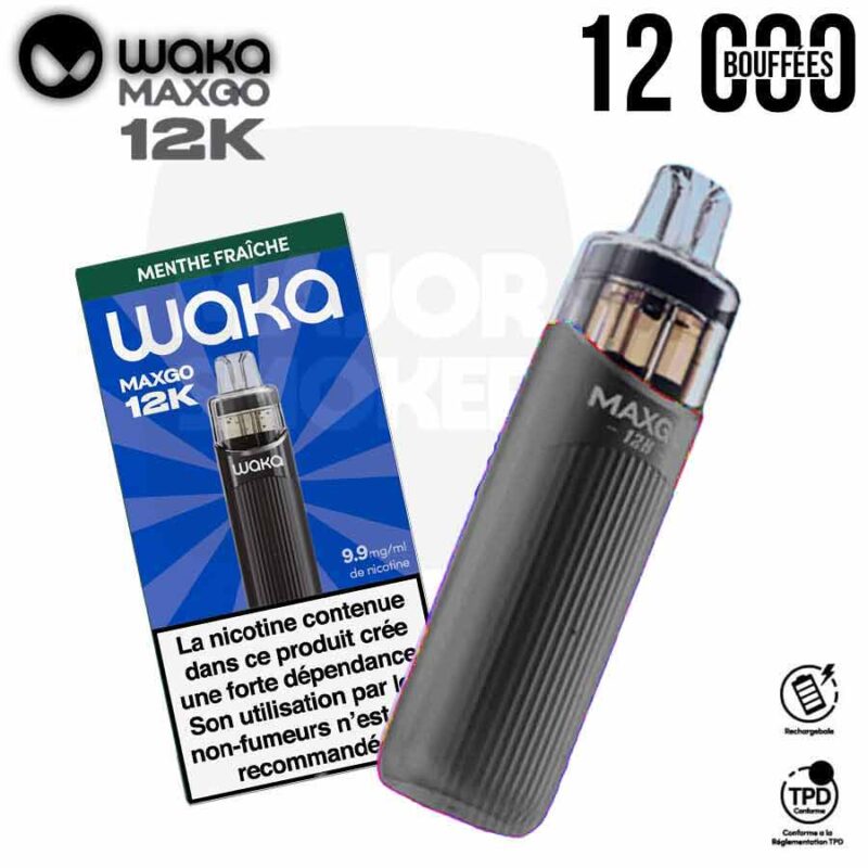 waka, waka vape, waka maxgo, starter kit maxgo, starterkit waka maxgo, starter kit waka maxgo 12k, waka maxgo 12k, waka pod, waka maxgo, maxgo waka, pod waka maxgo, waka puff, waka pod maxgo, waka cigarette electronique, waka kit, waka menthe fraiche, puff rechargeable