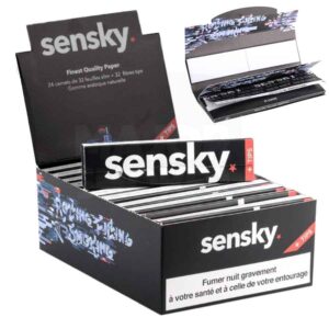 sensky slim, sensky, sensky avec tips, sensky tips, papier a rouler, papier a rouler sensky