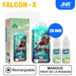 JNR Flacon X 28000 20 mg | Saveur Mango Passion Fruit | Puff Rechargeable 28k