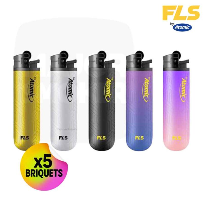 Briquets-atomic-FLS-gold-silver-x5-majorsmoker.com briquet, briquet a pierre, briquet jetable, briquet atomic, briquet fls