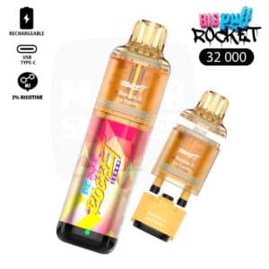big puff rocket, puff 32000, puf rechargable 32k, puff 2%, grosse puff 20 mg, puff rechargeable nicotine, puff nicotine, puff 15k, puff 32k avec nicotine