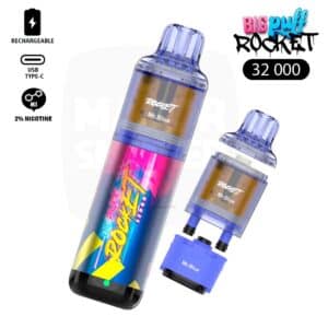 big puff rocket, puff 32000, puf rechargable 32k, puff 2%, grosse puff 20 mg, puff rechargeable nicotine, puff nicotine, puff 15k, puff 32k avec nicotine
