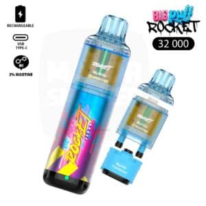 big puff rocket, puff 32000, puf rechargable 32k, puff 2%, grosse puff 20 mg, puff rechargeable nicotine, puff nicotine, puff 15k, puff 32k avec nicotine