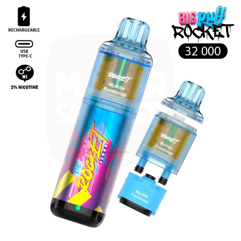 big puff rocket, puff 32000, puf rechargable 32k, puff 2%, grosse puff 20 mg, puff rechargeable nicotine, puff nicotine, puff 15k, puff 32k avec nicotine