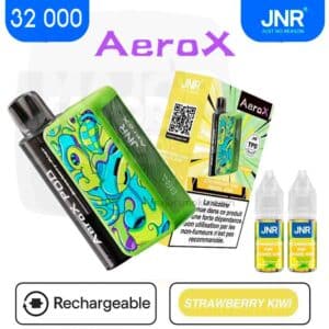 jnr 32000 Blueberry Strawberry Kiwi, jnr aero x 32 000 fraise kiwi, aero x 32 000 Strawberry Kiwi, jnr aero x