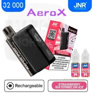 jnr 32000 fraise pastèque, jnr aero x 32 000 pastèque fraise, aero x 32 000 strawberry watermelon, jnr aero x