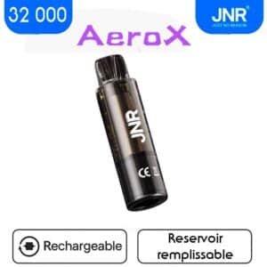 pod recharge aero x 32 0000, pod remplacement jnr aero x, cartouche remplacement jnr aero x, aero x pod vide, pod remplacement jnr, pod remplacement 32000 jnr, acheter jnr