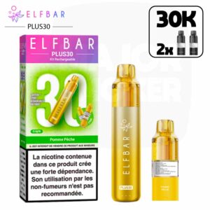 elfbar 30plus, elbar 30plus pomme peche, elfbar pomme peche, 30plus elfbar, 30plus elfbar pomme peche, elfbar puff, elfbar 30 000, elfbar 30k