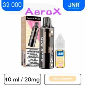 aerox jnr, jnr, JNR, puff rechargeable jnr, aerox, puff aerox, jnr aerox, jnr 32k, 32k jnr, puff jnr, puff 32k jnr, puff rechargeable jnr, jnr puff rechargeable, jnr Peach Berry, jnr Pêche fruits des bois