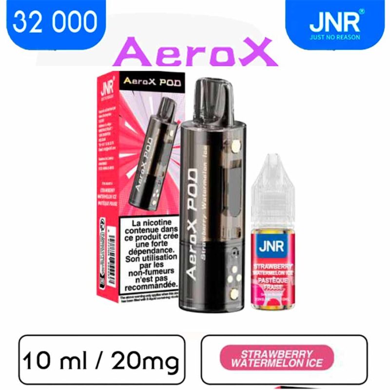 aerox jnr, jnr, JNR, puff rechargeable jnr, aerox, puff aerox, jnr aerox, jnr 32k, 32k jnr, puff jnr, puff 32k jnr, puff rechargeable jnr, jnr puff rechargeable, jnr Strawberry Watermelon Ice, jnr fraise pastèque glacé