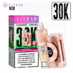 elfbar nio 30k pêche glacée, elfbar nio, achat elbar nio, elfbar puff rechargeable, elfbar 30k