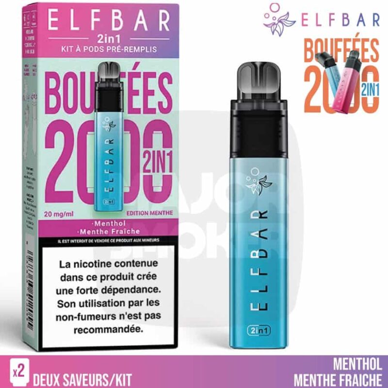 elfbar 2in1, elfbar 2en1, Kit elfbar 2in1, elfbar edition menthe 2in1, elfbar 2000 boufée, elfbar 2 in 1 starter kit, elfbar 2 in 1 kit,elfbar 2en1 kit,elfbar kit edition 2 in 1, elfbar 2in1 Menthol et Menthe Fraiche