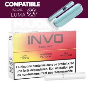 Invo Inductive Original stick Iluma, Pack Invo Inductive Original 10x20 Iluma France, Recharge Invo Inductive Original compatible Iluma IQOS, Invo Inductive système intégré Iluma One, Invo Inductive compatible Iluma terea, Sticks chauffants inductifs Invo Iluma, Cartouche Invo Inductive Original IQOS Iluma, Arôme American Blend Invo Inductive Iluma France, Stick Invo Inductive vue de près IQOS Iluma One, Invo 2 % Inductive Original terea iqos france, Packaging Invo Inductive Original Iluma, Stick Inductive heat-inside Invo Iluma IQOS, Recharges Invo Inductive sans combustion Iluma, Invo Inductive Original Iluma one france, Invo Inductive Original iqos terea prix