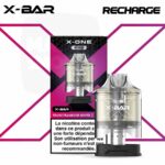 Puff X-Bar X-One Pro saveur fraise framboise, X-One Pro 15K X-Bar parfum fraise framboise, Kit X-Bar X-One Pro fraise framboise rechargeable, x-one pro fraise framboise pas cher, x-bar x-one pro pas cher, x-bar chicha 15k x-one pro fraise framboise
