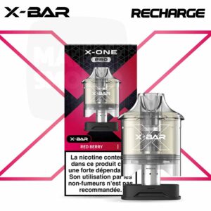 Puff X-Bar X-One Pro saveur fruits rouges, X-One Pro 15K X-Bar parfum fruits rouges, Kit X-Bar X-One Pro fruits rouges rechargeable, x-one pro fruits rouges pas cher, x-bar x-one pro pas cher, x-bar chicha 15k x-one pro fruits rouges