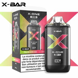 Puff X-Bar X-One Pro saveur fraise kiwi ice, X-One Pro 15K X-Bar parfum fraise kiwi ice, Kit X-Bar X-One Pro Fraise Kiwi Ice rechargeable, x-one pro fraise kiwi ice pas cher, x-bar x-one pro pas cher, x-bar chicha 15k x-one pro fraise kiwi ice