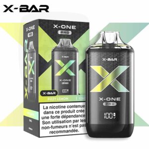 Puff X-Bar X-One Pro saveur fizzy lemon, X-One Pro 15K X-Bar parfum fizzy lemon, Kit X-Bar X-One Pro Fizzy Lemon rechargeable, x-one pro fizzy lemon pas cher, x-bar x-one pro pas cher, x-bar chicha 15k x-one pro fizzy lemon