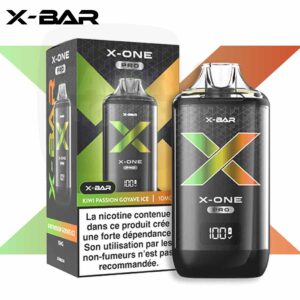Puff X-Bar X-One Pro saveur kiwi passion goyave, X-One Pro 15K X-Bar parfum kiwi passion goyave, Kit X-Bar X-One Pro Kiwi Passion Goyave rechargeable, x-one pro kiwi passion goyave pas cher, x-bar x-one pro pas cher, x-bar chicha 15k x-one pro kiwi passion goyave