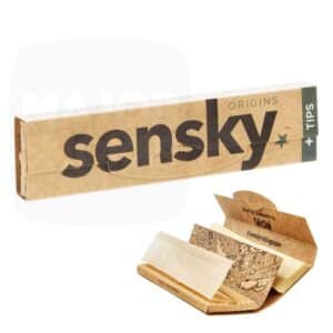 sensky slim, sensky, sensky avec tips, sensky tips, papier a rouler, papier a rouler sensky