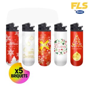 briquet, briquet noel, briquet theme noel, briquet a pierre, briquet jetable, briquet atomic, briquet fls,