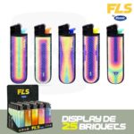 Briquet a Pierre FLS Arc-en-ciel x25