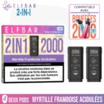 puff rechargeable, puff 2 en 1, puff 2en1, elfbar, puff elfbar, pod elfbar, recharge elfbar 2 en 1, elfbar 2en1, elfbar 2 en 1
