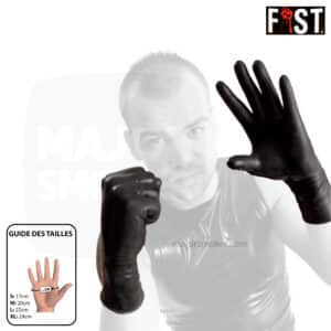 gants fist wirst noir, gants court pour fist, gants fist fucking