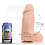 gros dildo, dildo large, gode large, grand gode, grand god, gode 17cm, Gode 20cm