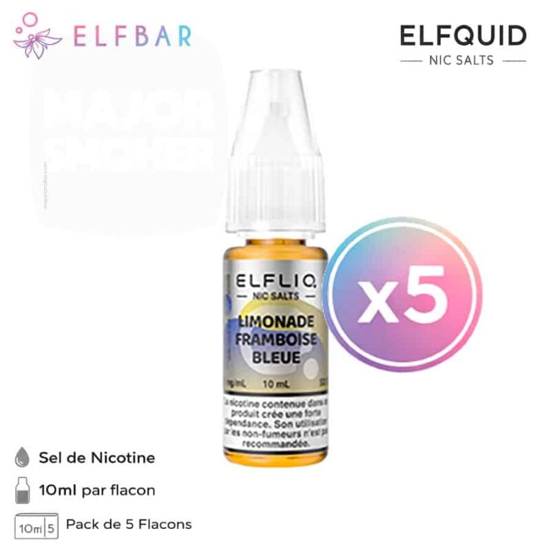 elfliq blue raspberry lemonade, elfliq limonade framboise bleue, e liquide elfbar blue raspberry lemonade, eliquide elfbar pas cher