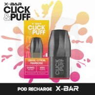 pod click & puff citron cerise framboise, acheter pod click puff citron cerise framboise