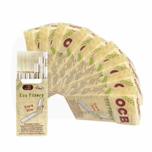 Filtres OCB, filtre stick, filtre à cigarette, filtres à rouler, filtre ocb chanvre, filtre cigarette, anti-nicotine, filtres en mousse, filtre chanvre, filtre extraslim chanvre