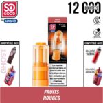 puff waka, waka, so good, puff so good, puff 2 en 1, puff 2en1, recharge waka, pod waka, recharge ghost, pod ghost, fruits rouges, ghost fruits rouges, pod fruits rouges ghost