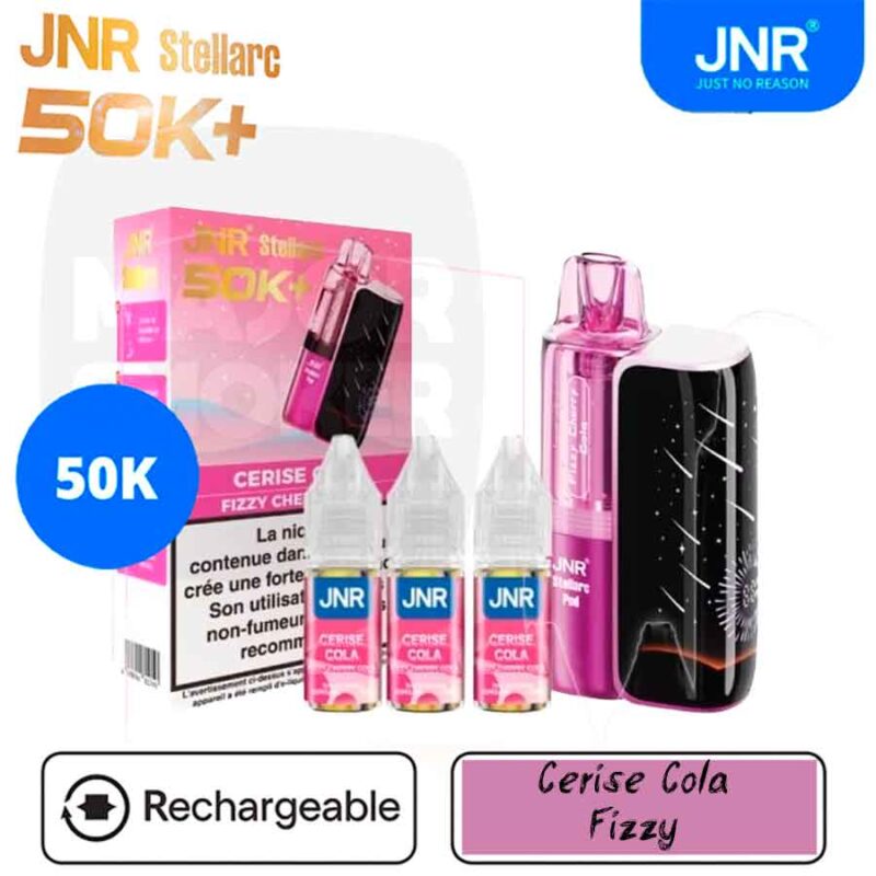 puff jnr, jnr, marque jnr, puff rechargeable jnr, eliquide jnr, ecigarette jnr, jnr 50k, 50K jnr, jnr stellarc, stellacr jnr