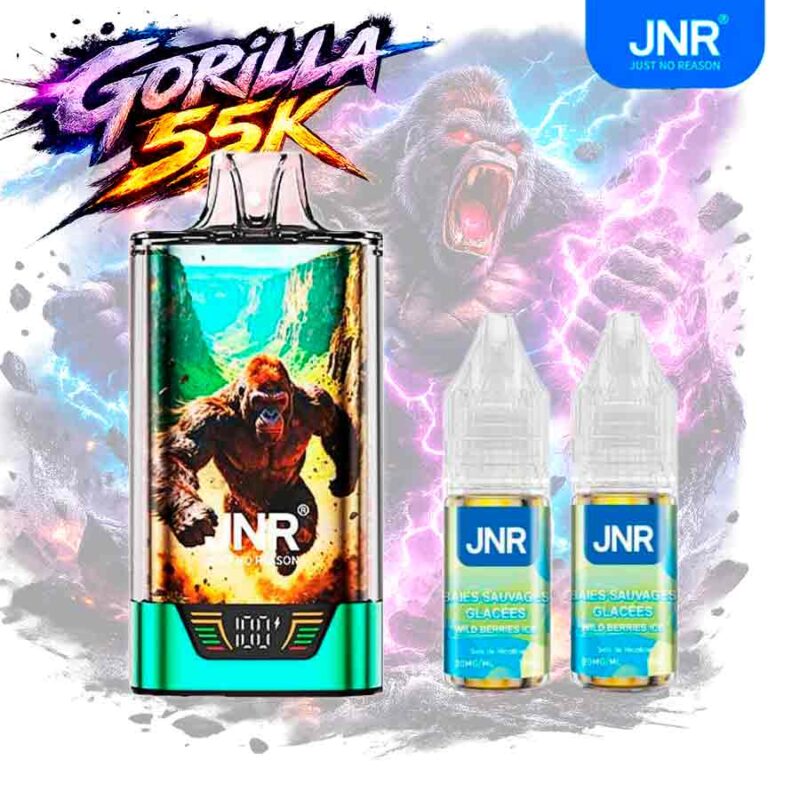gorilla x JNR, jnr gorilla, gorilla x, jnr 43K, gorilla 43k, puff jnr, puff rechargeable jnr, jnr puff, puff eliquide jnr, eliquide jnr, puff gorilla x jnr, puff jnr gorilla x