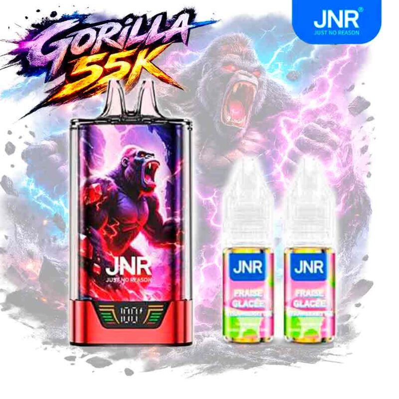 gorilla x JNR, jnr gorilla, gorilla x, jnr 43K, gorilla 43k, puff jnr, puff rechargeable jnr, jnr puff, puff eliquide jnr, eliquide jnr, puff gorilla x jnr, puff jnr gorilla x