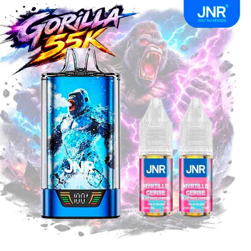 gorilla x JNR, jnr gorilla, gorilla x, jnr 43K, gorilla 43k, puff jnr, puff rechargeable jnr, jnr puff, puff eliquide jnr, eliquide jnr, puff gorilla x jnr, puff jnr gorilla x