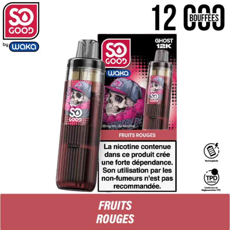 starter-ghost-waka-by-sogood-12k-fruits-rouges-majorsmoker.com puff waka, waka, so good, puff so good, puff 2 en 1, puff 2en1, puff 12k, waka 12k, puff rechargeable pas cher, puff rechargeable, puff rechargeable waka, puff ghost, waka ghost, puff waka ghost, so good ghost, fruits rouges, puff fruits rouges, fruits rouges waka, fruits rouges so good