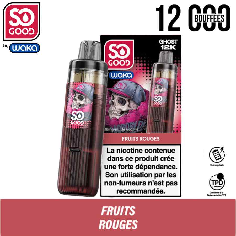 starter-ghost-waka-by-sogood-12k-fruits-rouges-majorsmoker.com puff waka, waka, so good, puff so good, puff 2 en 1, puff 2en1, puff 12k, waka 12k, puff rechargeable pas cher, puff rechargeable, puff rechargeable waka, puff ghost, waka ghost, puff waka ghost, so good ghost, fruits rouges, puff fruits rouges, fruits rouges waka, fruits rouges so good